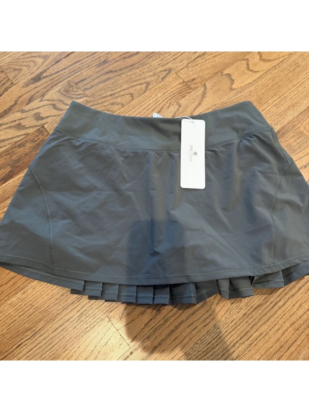 CRZ Yoga womens Gray small 4/6 Skort New Tennis Golf Skirt